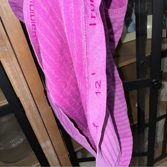 Lululemon Swiftly Tech Tank top Rugby Stripe Tonal Heather Ultra Violet workout - Picture 4 of 6